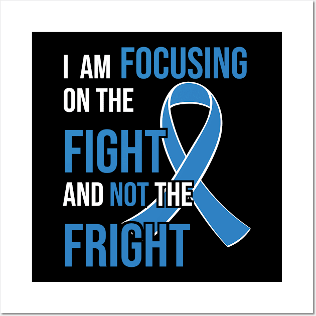 Colon Cancer Awareness Ribbon for a Cancer Survivor Wall Art by jkshirts